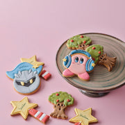 Amico 卡比之星（Kirby）主題糖霜曲奇，含卡比、星星與樹木造型設計，適合遊戲主題生日派對甜點。